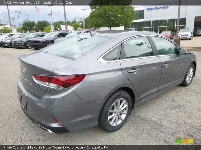 Machine Gray / Gray 2018 Hyundai Sonata SE