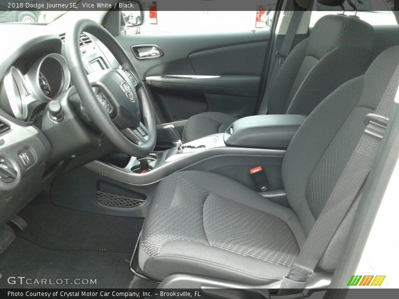 Vice White / Black 2018 Dodge Journey SE