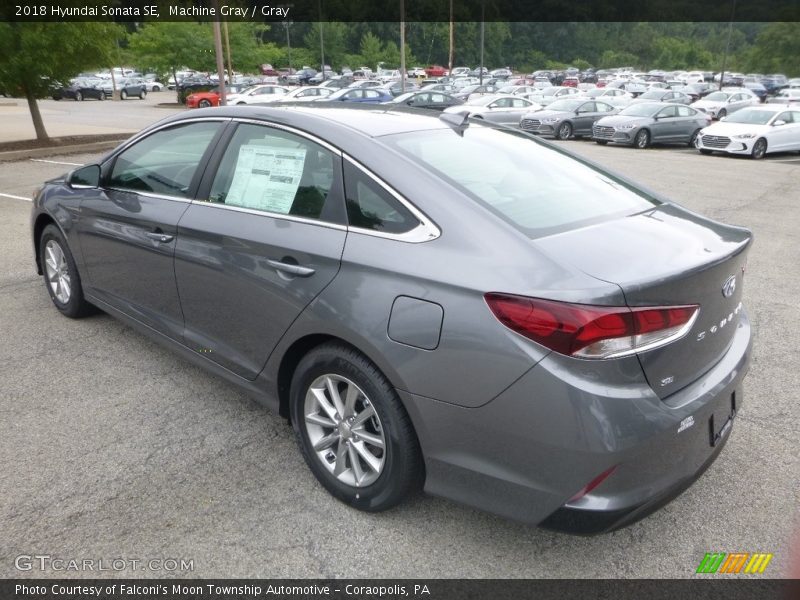 Machine Gray / Gray 2018 Hyundai Sonata SE