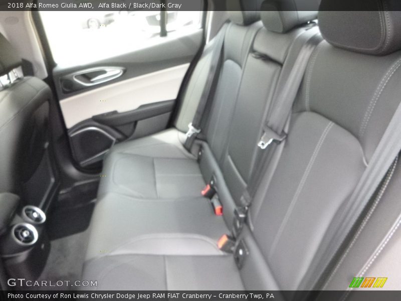 Alfa Black / Black/Dark Gray 2018 Alfa Romeo Giulia AWD