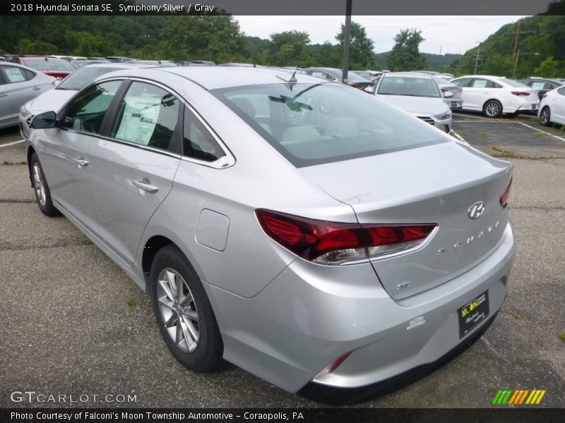 Symphony Silver / Gray 2018 Hyundai Sonata SE