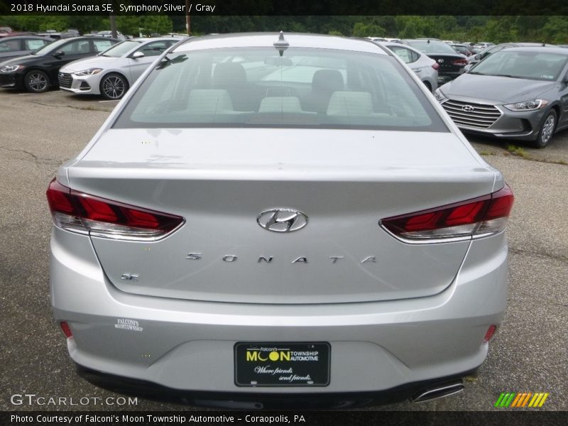Symphony Silver / Gray 2018 Hyundai Sonata SE