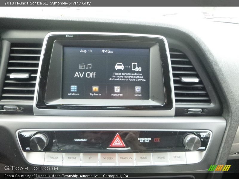 Symphony Silver / Gray 2018 Hyundai Sonata SE