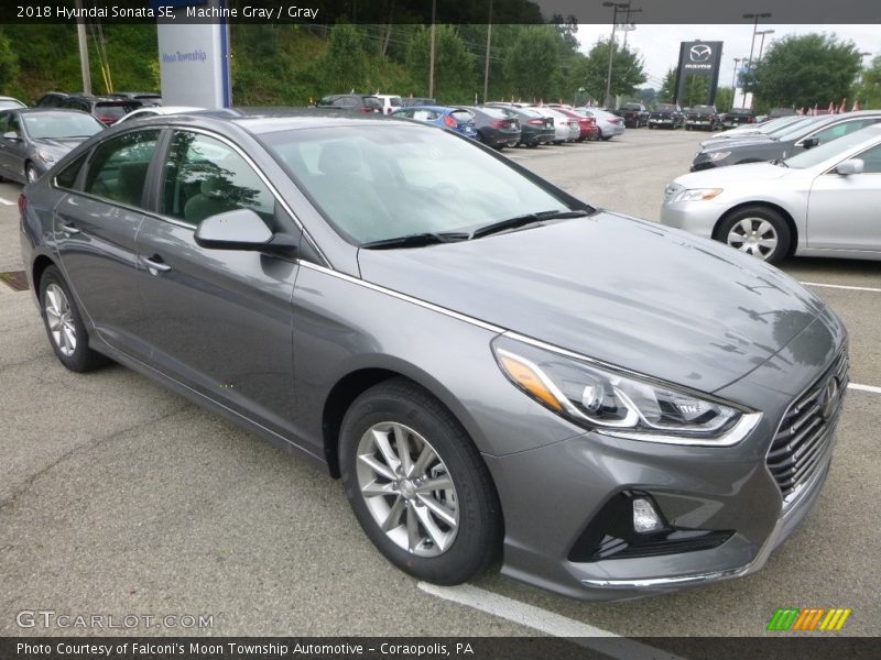 Machine Gray / Gray 2018 Hyundai Sonata SE