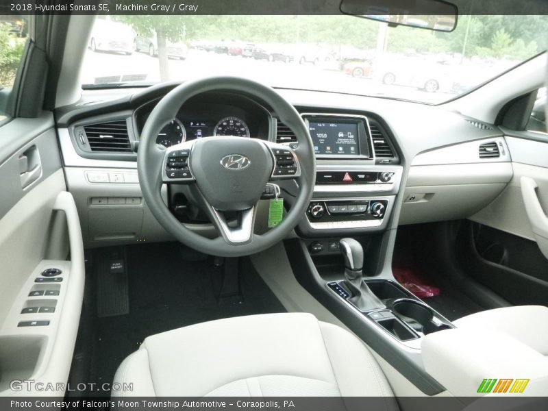 Machine Gray / Gray 2018 Hyundai Sonata SE