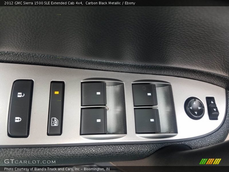 Carbon Black Metallic / Ebony 2012 GMC Sierra 1500 SLE Extended Cab 4x4