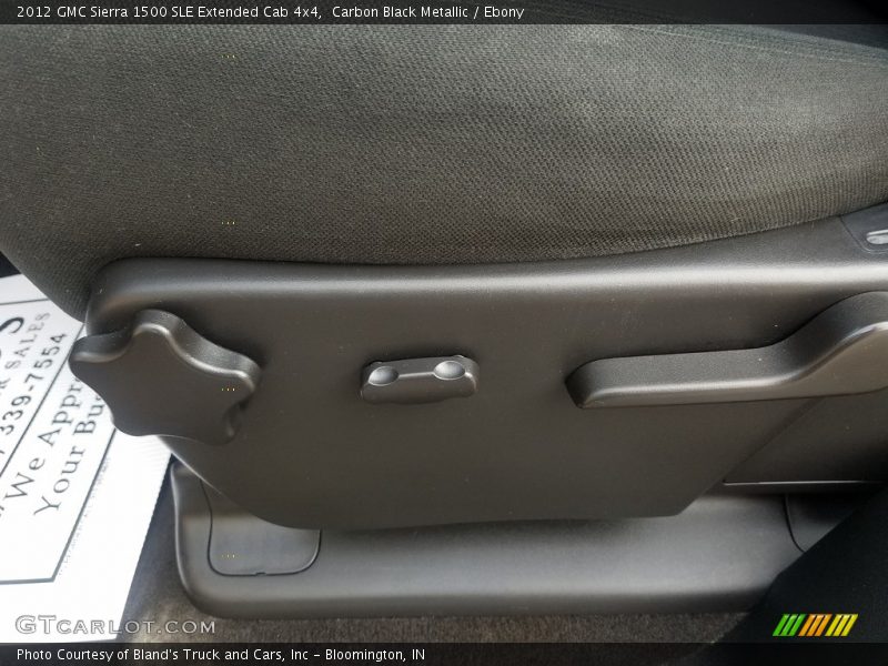 Carbon Black Metallic / Ebony 2012 GMC Sierra 1500 SLE Extended Cab 4x4