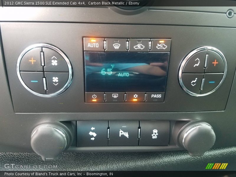 Carbon Black Metallic / Ebony 2012 GMC Sierra 1500 SLE Extended Cab 4x4