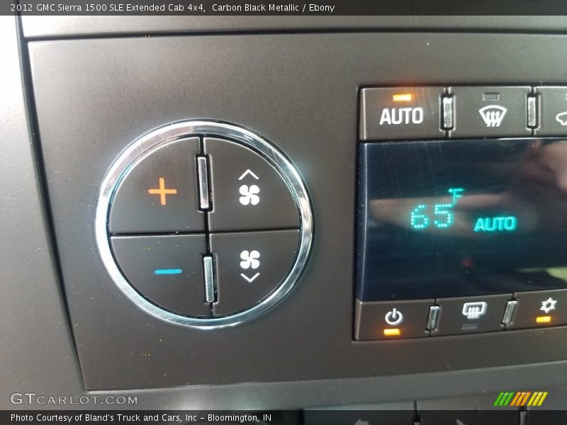 Carbon Black Metallic / Ebony 2012 GMC Sierra 1500 SLE Extended Cab 4x4