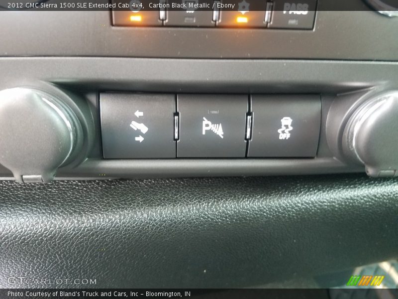 Carbon Black Metallic / Ebony 2012 GMC Sierra 1500 SLE Extended Cab 4x4