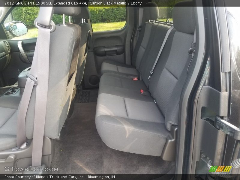 Carbon Black Metallic / Ebony 2012 GMC Sierra 1500 SLE Extended Cab 4x4