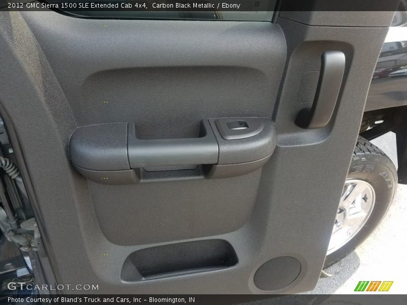 Carbon Black Metallic / Ebony 2012 GMC Sierra 1500 SLE Extended Cab 4x4