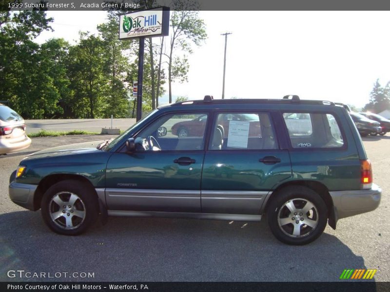 Acadia Green / Beige 1999 Subaru Forester S