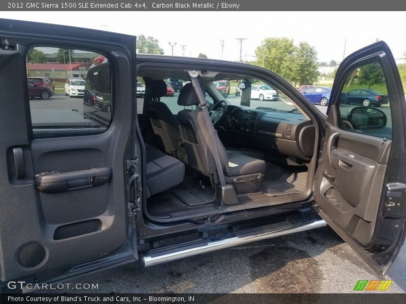 Carbon Black Metallic / Ebony 2012 GMC Sierra 1500 SLE Extended Cab 4x4
