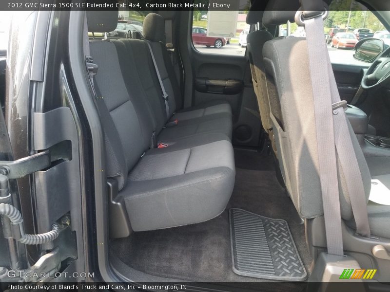 Carbon Black Metallic / Ebony 2012 GMC Sierra 1500 SLE Extended Cab 4x4