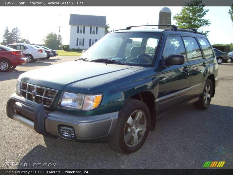 Acadia Green / Beige 1999 Subaru Forester S