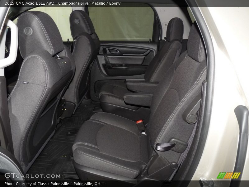Champagne Silver Metallic / Ebony 2015 GMC Acadia SLE AWD