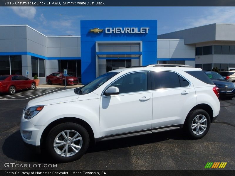 Summit White / Jet Black 2016 Chevrolet Equinox LT AWD