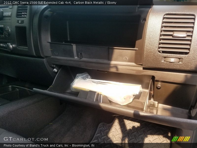 Carbon Black Metallic / Ebony 2012 GMC Sierra 1500 SLE Extended Cab 4x4