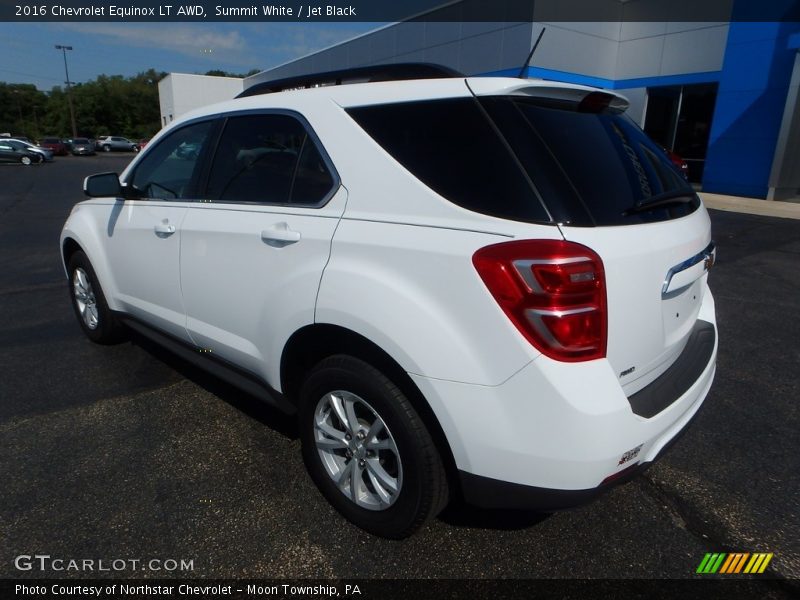 Summit White / Jet Black 2016 Chevrolet Equinox LT AWD