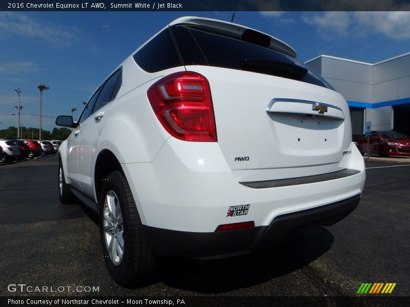 Summit White / Jet Black 2016 Chevrolet Equinox LT AWD
