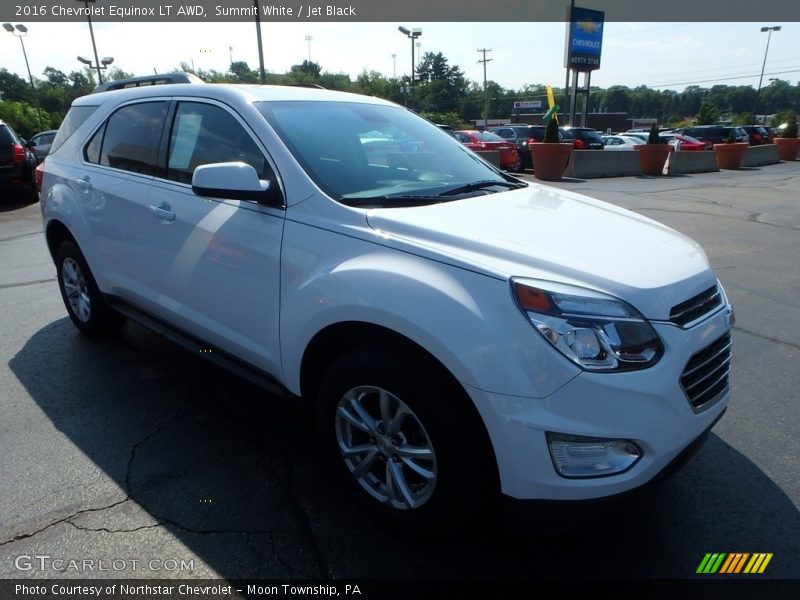 Summit White / Jet Black 2016 Chevrolet Equinox LT AWD