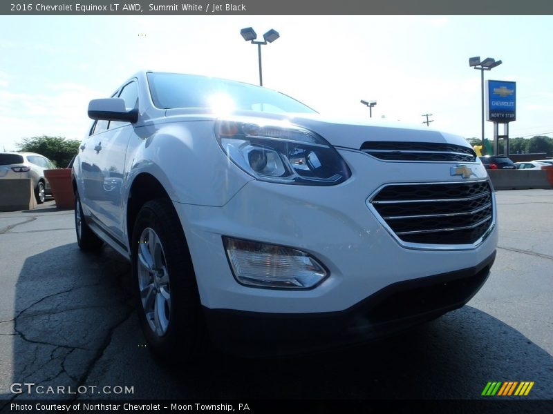 Summit White / Jet Black 2016 Chevrolet Equinox LT AWD
