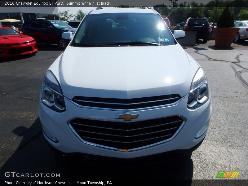 Summit White / Jet Black 2016 Chevrolet Equinox LT AWD
