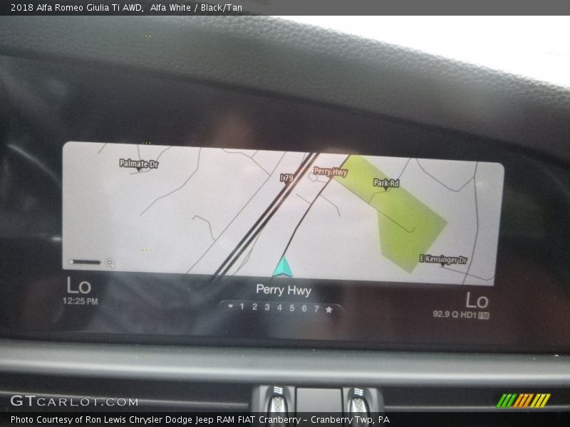 Alfa White / Black/Tan 2018 Alfa Romeo Giulia Ti AWD