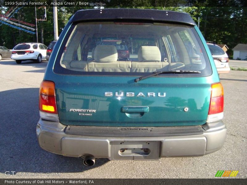 Acadia Green / Beige 1999 Subaru Forester S