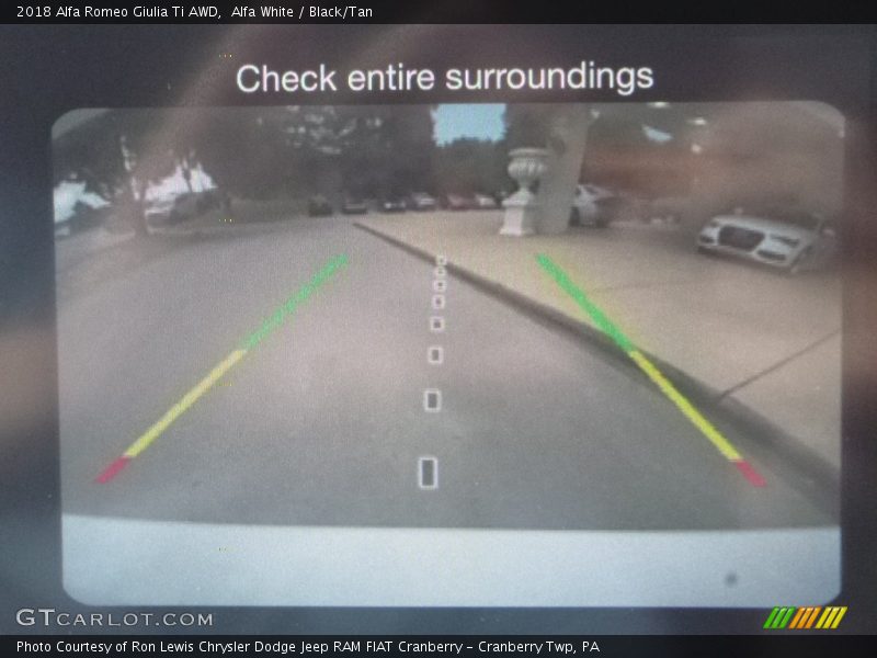 Alfa White / Black/Tan 2018 Alfa Romeo Giulia Ti AWD