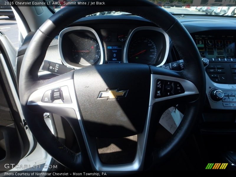 Summit White / Jet Black 2016 Chevrolet Equinox LT AWD