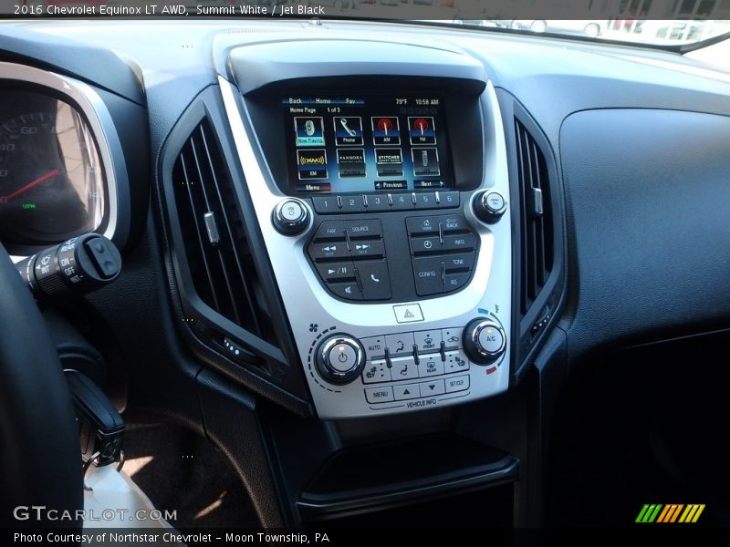Summit White / Jet Black 2016 Chevrolet Equinox LT AWD