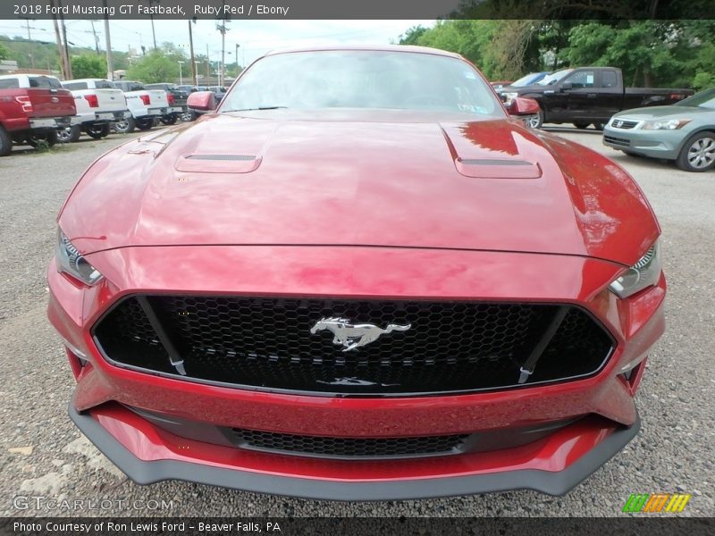 Ruby Red / Ebony 2018 Ford Mustang GT Fastback