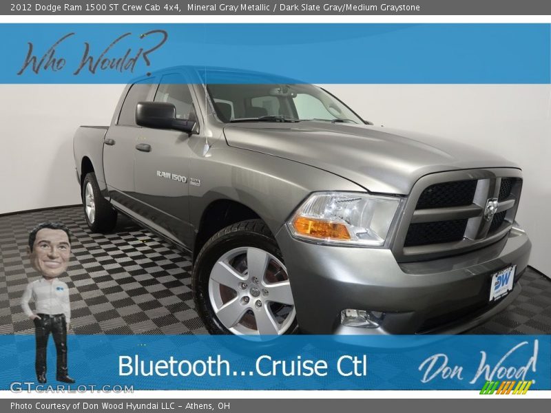 Mineral Gray Metallic / Dark Slate Gray/Medium Graystone 2012 Dodge Ram 1500 ST Crew Cab 4x4