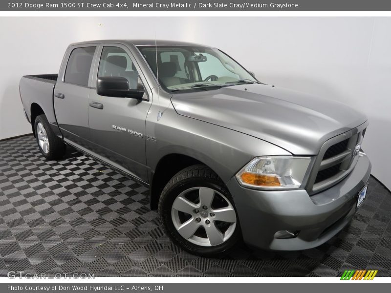 Mineral Gray Metallic / Dark Slate Gray/Medium Graystone 2012 Dodge Ram 1500 ST Crew Cab 4x4
