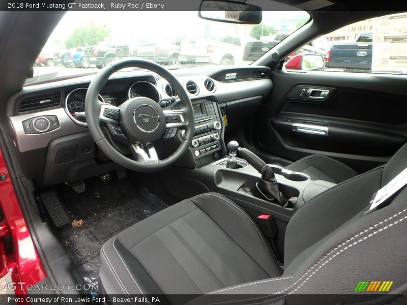  2018 Mustang GT Fastback Ebony Interior