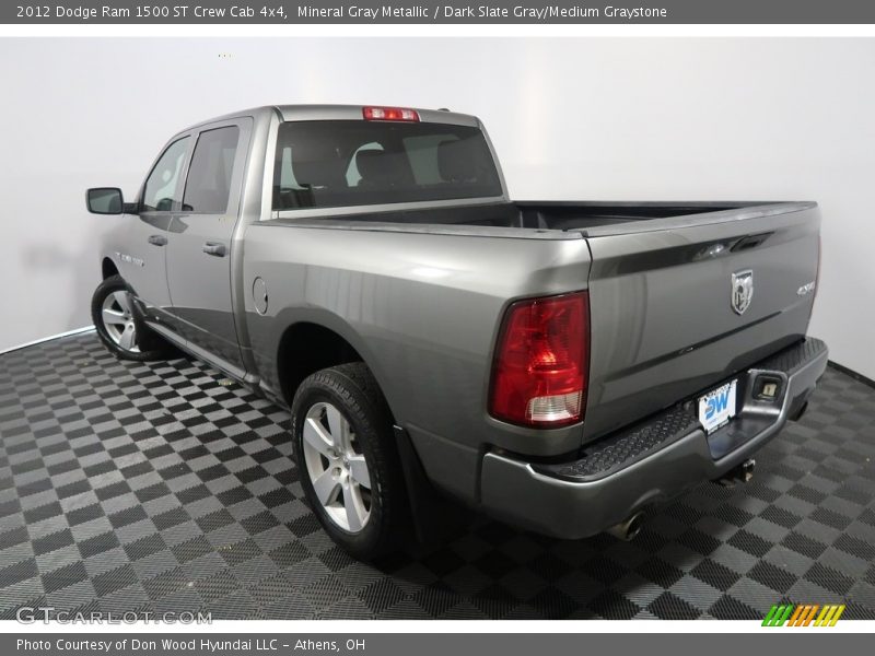 Mineral Gray Metallic / Dark Slate Gray/Medium Graystone 2012 Dodge Ram 1500 ST Crew Cab 4x4