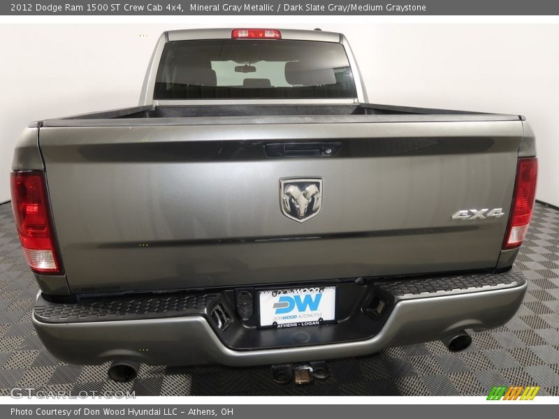 Mineral Gray Metallic / Dark Slate Gray/Medium Graystone 2012 Dodge Ram 1500 ST Crew Cab 4x4