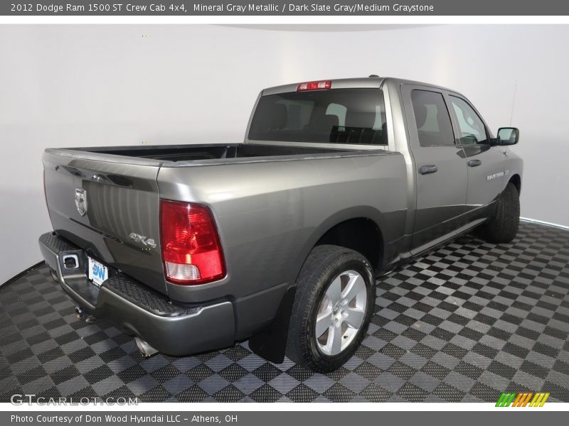 Mineral Gray Metallic / Dark Slate Gray/Medium Graystone 2012 Dodge Ram 1500 ST Crew Cab 4x4