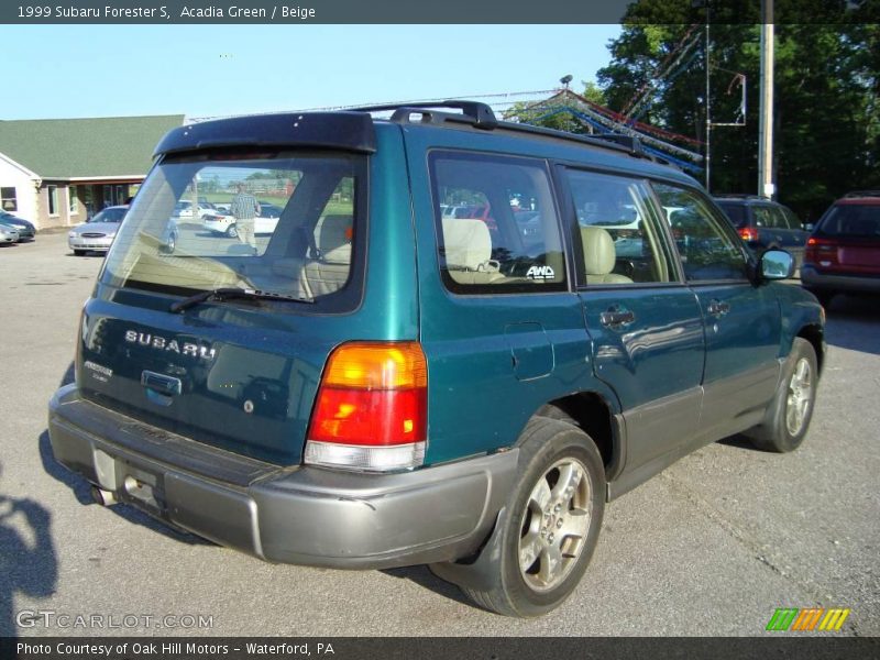 Acadia Green / Beige 1999 Subaru Forester S