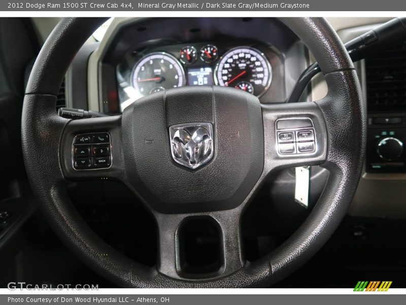 Mineral Gray Metallic / Dark Slate Gray/Medium Graystone 2012 Dodge Ram 1500 ST Crew Cab 4x4