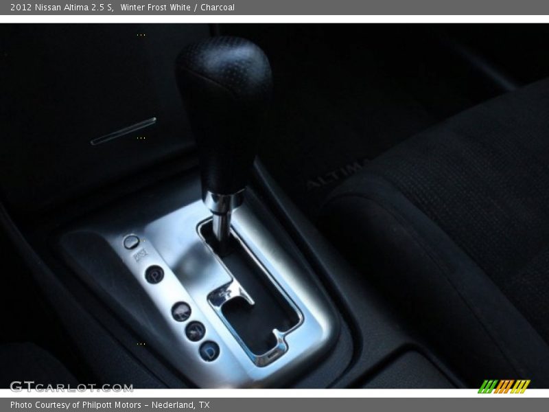 Winter Frost White / Charcoal 2012 Nissan Altima 2.5 S