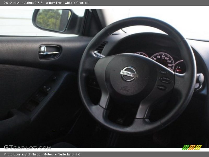 Winter Frost White / Charcoal 2012 Nissan Altima 2.5 S