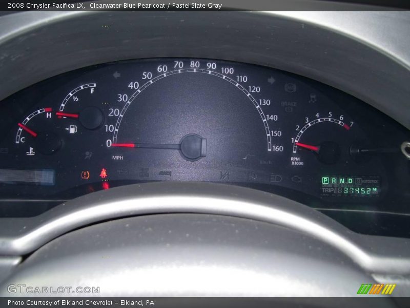 Clearwater Blue Pearlcoat / Pastel Slate Gray 2008 Chrysler Pacifica LX