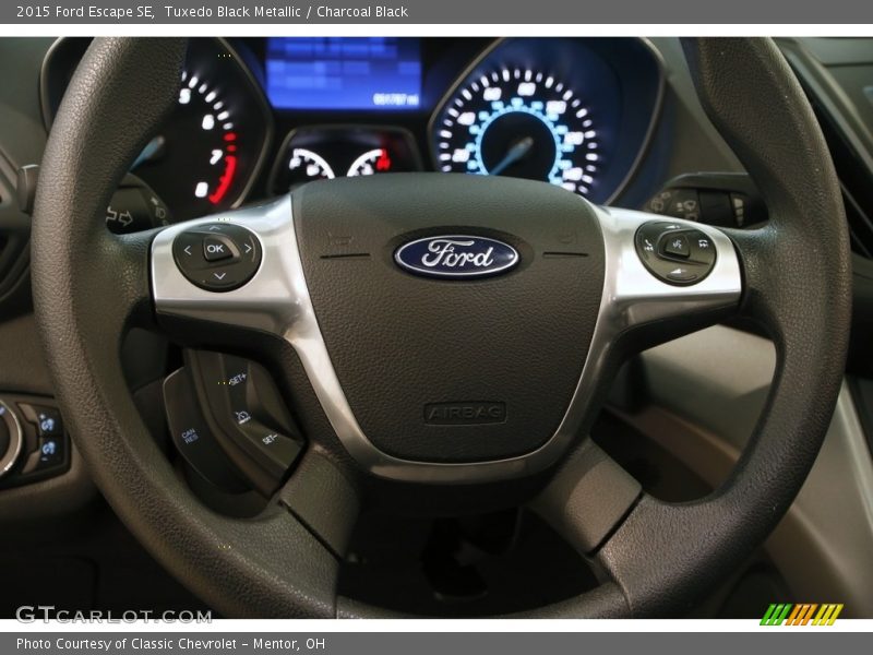 Tuxedo Black Metallic / Charcoal Black 2015 Ford Escape SE