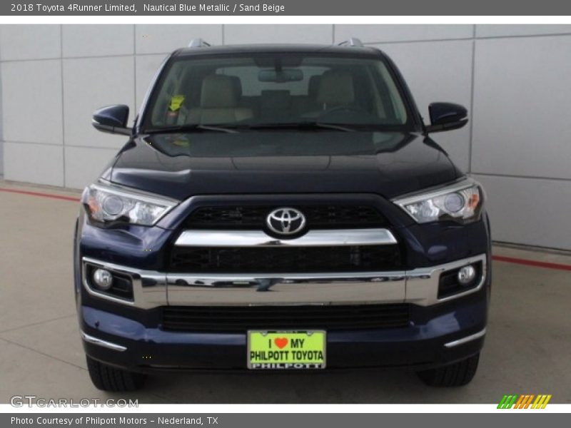 Nautical Blue Metallic / Sand Beige 2018 Toyota 4Runner Limited