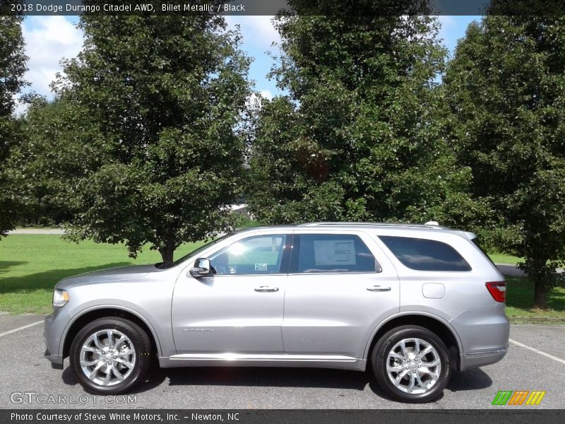 Billet Metallic / Black 2018 Dodge Durango Citadel AWD