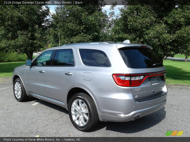 Billet Metallic / Black 2018 Dodge Durango Citadel AWD