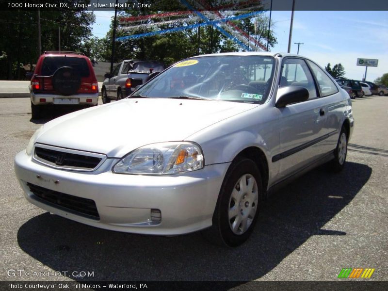 Vogue Silver Metallic / Gray 2000 Honda Civic DX